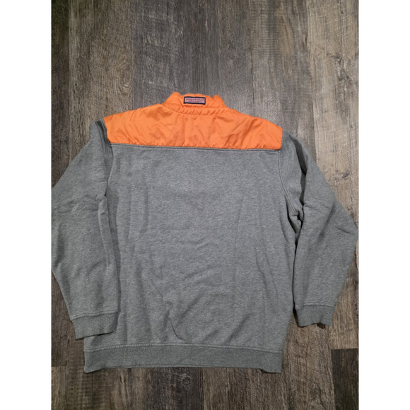 Vineyard Vines Size XL Orange and Gray Pull over vest/Jacket - Picture 9 of 10